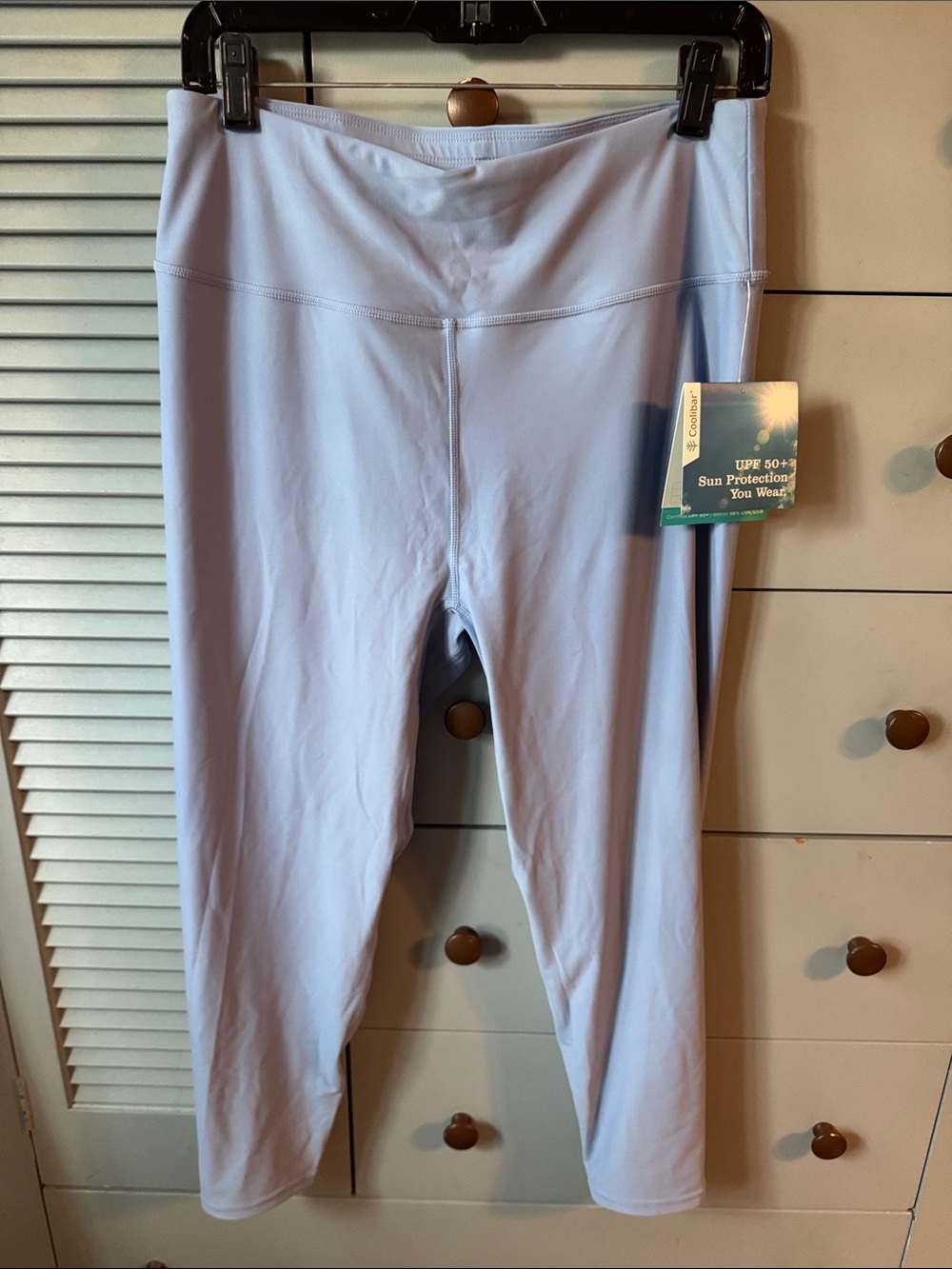 Coolibar Ocean Sculpt High Rise Swim Capri 50+ UPF Leggings